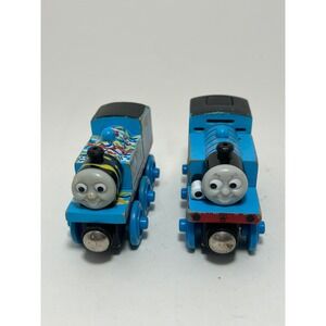 Thomas & Friends Wooden Railway Talking Thomas & Happy Birthday Thomas Lot of 2
